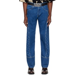 Blue Deadstock Jeans 241020M177001