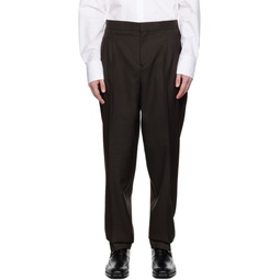 Brown Pai Trousers 232733M191003