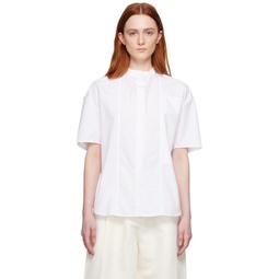 White Soraya Shirt 231733F109009