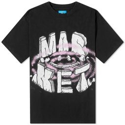 Market Smiley Portal T-Shirt Washed Black