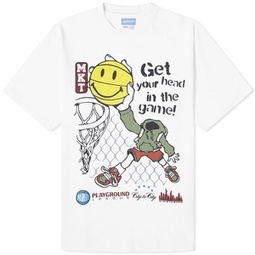 MARKET Smiley Head In The Game T-Shirt White