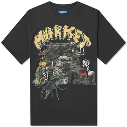 MARKET Grotto T-Shirt Washed Black