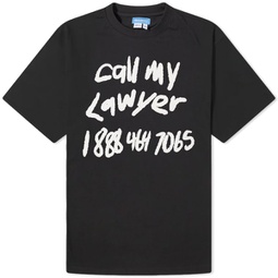 MARKET Scrawl My Lawyer T-Shirt Washed Black
