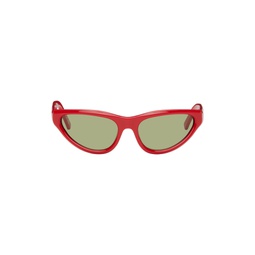 Red Mavericks Sunglasses 241379M134023