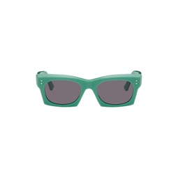 Green Edku Sunglasses 241379M134039