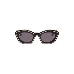 Black RETROSUPERFUTURE Edition Kea Island Sunglasses 232379M134032