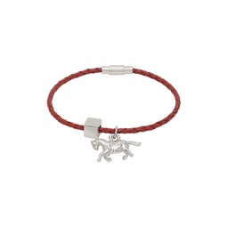 Red Graphic Charm Bracelet 241379M142008