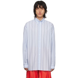 Blue Striped Shirt 241379M192009
