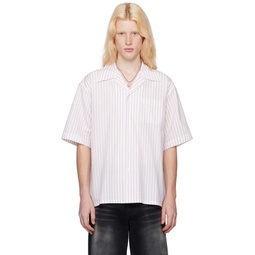 White Striped Shirt 241379M192024