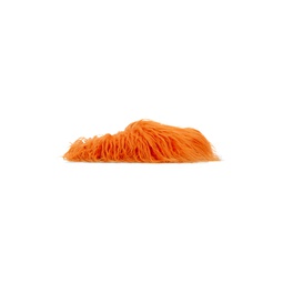 SSENSE Exclusive Orange Fussbett Sabot Loafers 241379F121001
