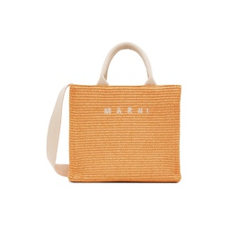 Orange Small East West Tote 241379F049022
