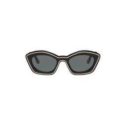 Black RETROSUPERFUTURE Edition Kea Island Sunglasses 231379M134011