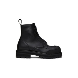 Black Dada Combat Boots 232379F113012