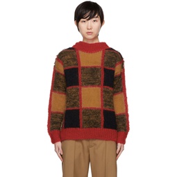 Red   Brown Virgin Wool Sweater 222379F096004