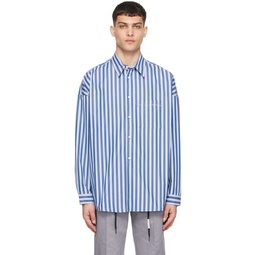 Blue Striped Shirt 241379M192071