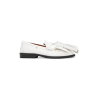 White Bambi Loafers 241379F121018