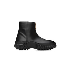 Black Zip Boots 222379F113001
