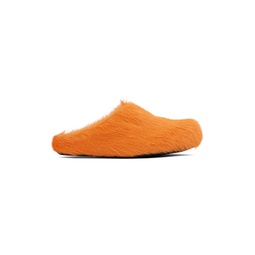 Orange Fussbett Sabot Slip On Loafers 241379F121026