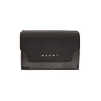 Black Saffiano Leather Trifold Wallet 222379F040015