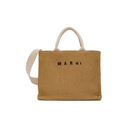 Brown East West Shopping Tote 221379F049073