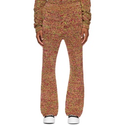 Multicolor Knit Lounge Pants 222379M191019