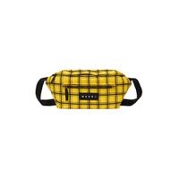 Yellow Check Pouch 232379F045006