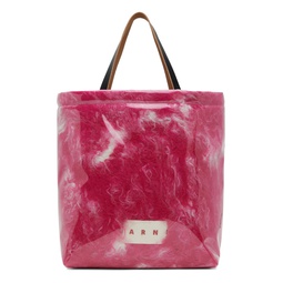 Pink North South Shopping Tote 232379F049033