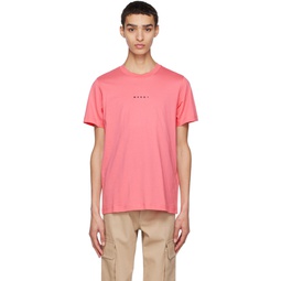 Pink Printed T Shirt 231379M213008