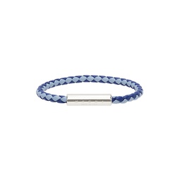 Blue Braided Bracelet 221379M142000