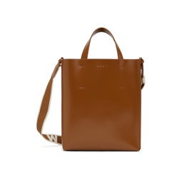 Brown Small Museo Tote 241379F049008