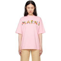 Pink Bouquet T Shirt 241379F110030