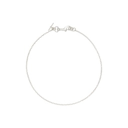Silver Dia Chain Necklace 241153M145024