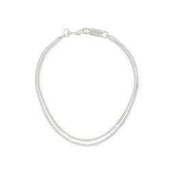 Silver Simple Spring Necklace 241153M145017