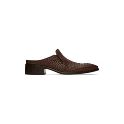 Brown Snout Loafers 241892M231003