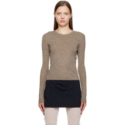 Taupe Tory Sweater 222779F096001