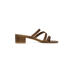 Bronze Riviera Heeled Sandals 241779F124000