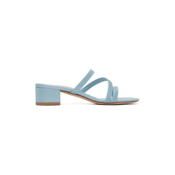 Blue Riviera Heeled Sandals 241779F124001