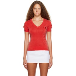 Red Matique T Shirt 232779F110000