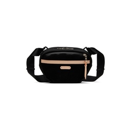 Black Fuzzy Waist Pouch 241401M171004