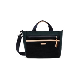 Navy Fuzzy 2way Tote 241401M172012