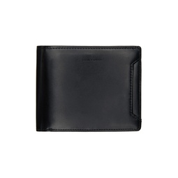 Black Notch Bifold Wallet 241401M164000