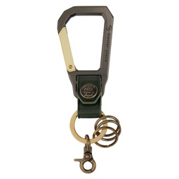 Green Carabiner Keychain 241401M148001