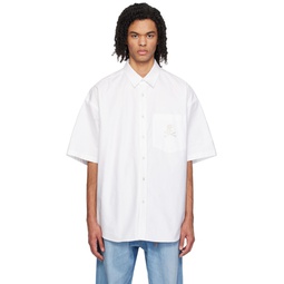 White Embroidered Shirt 241968M192006