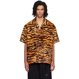 Black & Orange Tiger Shirt 241968M192001