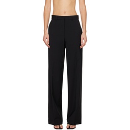 Black Tailored Trousers 241946F087014