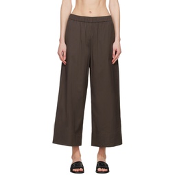 Brown Esperia Trousers 241118F087042