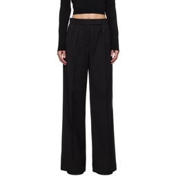 Black Libbra Trousers 241118F087006