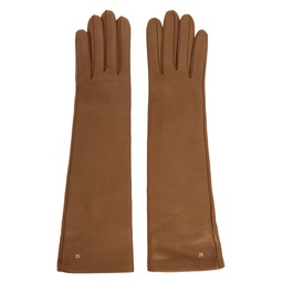 Brown Afidee Gloves 222118F012006
