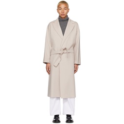 Beige Nina Coat 231118M176003