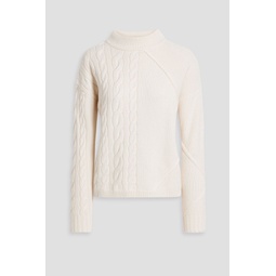 Accordo cable-knit wool and cashmere-blend sweater